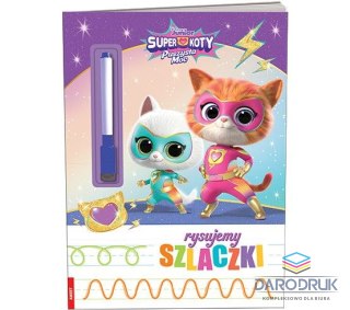 Ameet Książeczka edukacyjna Superkoty. Rysujemy Szlaczki Ameet (KSS 9114)
