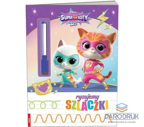 Ameet Książeczka edukacyjna Superkoty. Rysujemy Szlaczki Ameet (KSS 9114)