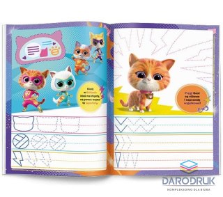 Ameet Książeczka edukacyjna Superkoty. Rysujemy Szlaczki Ameet (KSS 9114)