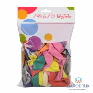 Arpex Balon gumowy mix kolorów (50 szt.) mix 250mm Arpex (BL7105)