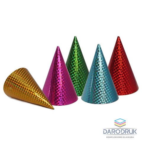 Arpex Czapka party HOLOGRAFICZNE mix papier Arpex (K9662)