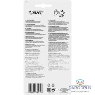 Bic Długopis 3BU GRIP wkład niebieski 0,32mm Bic (922577)