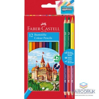 Faber Castell Kredki ołówkowe 12 kol. Faber Castell (FC111215)
