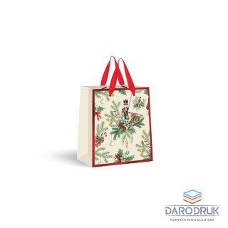 Interdruk Torba prezentowa mała CREAM BOŻE NARODZENIE [mm:] 180x230x 100 Interdruk (190G)