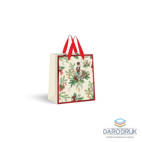 Interdruk Torba prezentowa mała CREAM BOŻE NARODZENIE [mm:] 180x230x 100 Interdruk (190G)