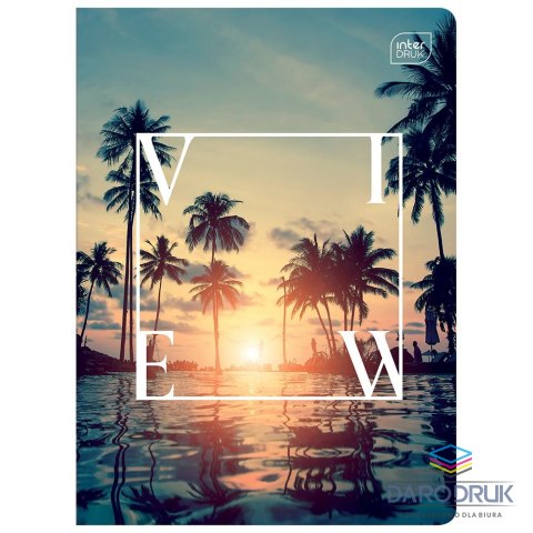 Interdruk Zeszyt A5 travel 96k. 70g krata Interdruk