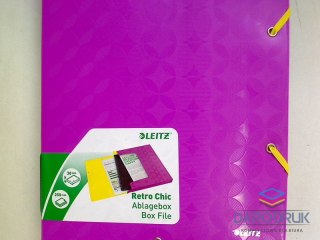 Leitz Teczka kartonowa na gumkę RETROCHIC A4 [mm:] 297 Leitz (PROMO)