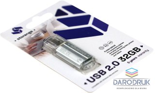 Storange Pendrive Silver 32GB Storange (STORANPEN32GBSLV2.0)