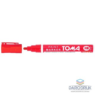 Toma Marker olejowy wkład czerwony 2,5mm okrągła końcówka Toma (TO-440 2 2)