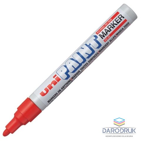 Uni Profesjonalny marker olejowy UNI PX-20 czerwony