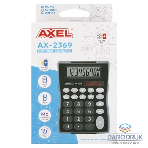 Axel Kalkulator kieszonkowy AX-2369 Axel (526703)