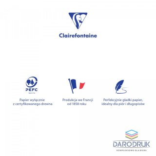 Clairefontaine Zeszyt A5 63542AMXC CF 32k. 90g kratka Clairefontaine