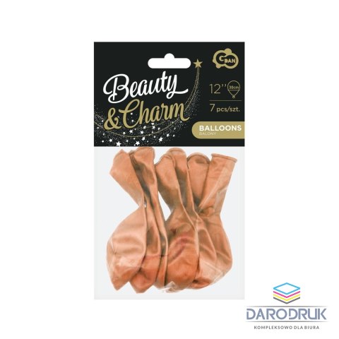 Godan Balon gumowy Beauty&Charm, platynowe 7 szt. miedziana 300mm 12cal Godan (CB-7LMI)