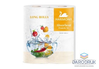 Harmony Ręcznik rolka Absorbent XL 100% celuloza kolor: biały Harmony