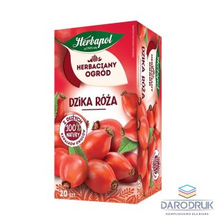 Herbapol Herbata Herbaciany Ogród owocowo-ziołowa dzika róża 20 saszetek Herbapol