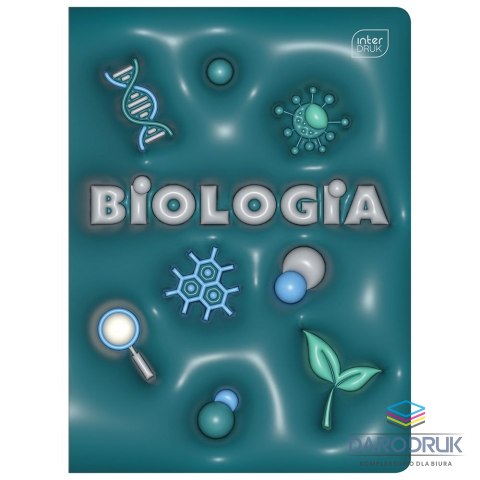 Interdruk Zeszyt tematyczny A5 HYBRID BIOLOGIA 60k. 70g krata Interdruk (+pigułka wiedzy)