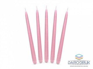 Partydeco Świeca stożkowa matowa, j. różowy, 24cm (1 op. / 10 szt.) jasny zielony [mm:] 240 Partydeco (SKMAT-081)