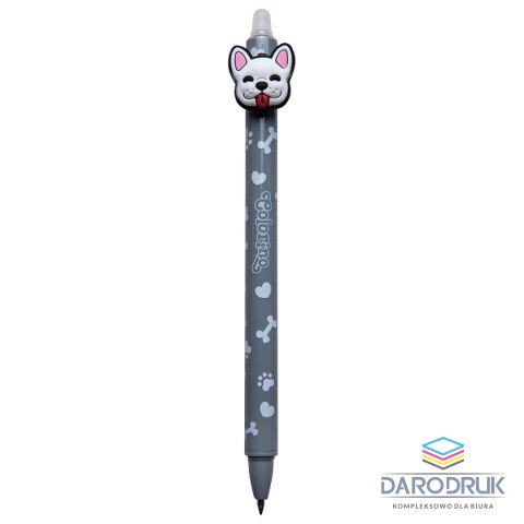 Patio Długopis wymazywalny Automatyczny Kids Dogs wkład niebieski 0,5mm Patio (54104PTR)