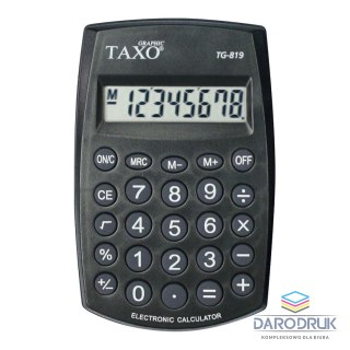 Taxo Graphic Kalkulator kieszonkowy TG-819 Taxo Graphic 8-pozycyjny