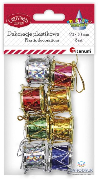 Titanum Dekoracja na choinkę Craft-Fun Series 8szt Titanum (DIY-X-24 (20))