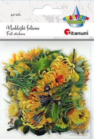 Titanum Naklejka (nalepka) Craft-Fun Series sunflower foliowe Titanum (25MD012)