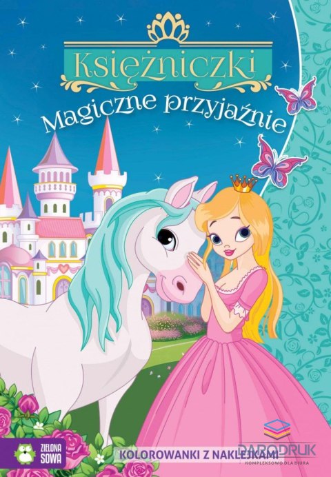 Zielona Sowa Książeczka edukacyjna Księżniczki. Magiczne przyjaźnie Zielona Sowa