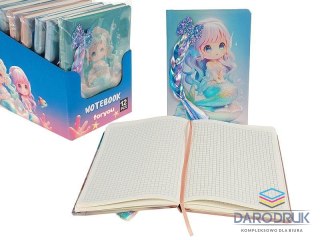 Adar Notes (notatnik) A5 dziewczynka z warkoczem krata Adar (629837)