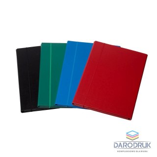 Bantex Teczka kartonowa na gumkę w kratkę A4 mix [mm:] 297 Bantex (100555386)
