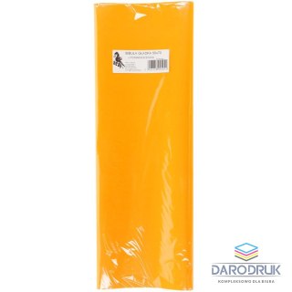 Bibuła gładka jasny pomarańczowy gładka pomarańczowa 700mm x 500mm (05)