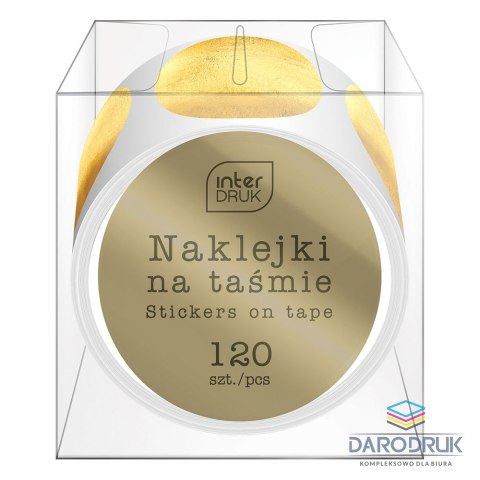 Interdruk Naklejka (nalepka) GLAM na taśmie Interdruk (120szt)