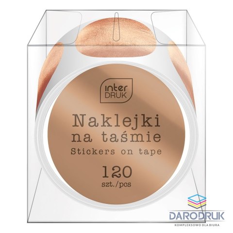 Interdruk Naklejka (nalepka) GLAM na taśmie Interdruk (120szt)