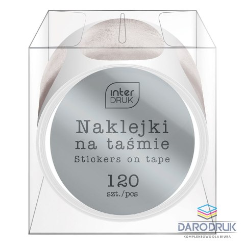 Interdruk Naklejka (nalepka) GLAM na taśmie Interdruk (120szt)
