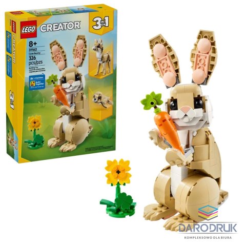 Lego Klocki konstrukcyjne Creator Uroczy króliczek Lego (31162)