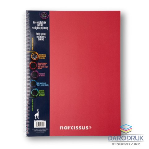 Narcissus Notes (notatnik) A4 Swing Mono 80k. krata Narcissus