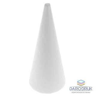 Ozdoba styropianowa stozek styropian 260mm (260)