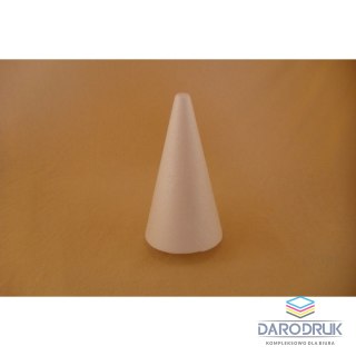 Ozdoba styropianowa stozek styropian 260mm (260)