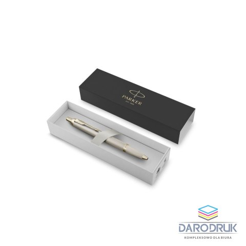 Parker Ekskluzywny długopis im f MONOCHROME CHAMPAGNE wkład niebieski Mmm Parker (2172956)