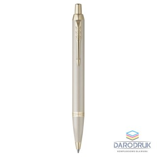 Parker Ekskluzywny długopis im f MONOCHROME CHAMPAGNE wkład niebieski Mmm Parker (2172956)