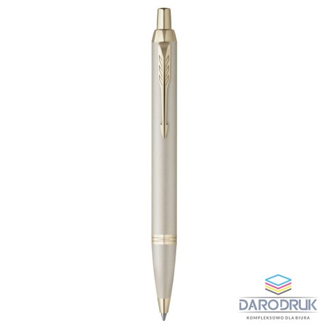 Parker Ekskluzywny długopis im f MONOCHROME CHAMPAGNE wkład niebieski Mmm Parker (2172956)