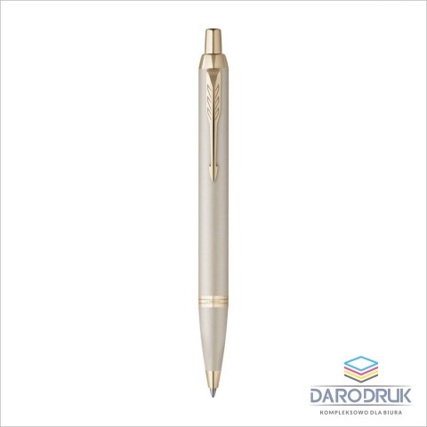 Parker Ekskluzywny długopis im f MONOCHROME CHAMPAGNE wkład niebieski Mmm Parker (2172956)