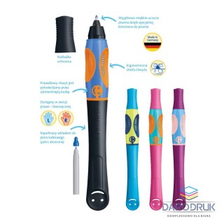 Pelikan Pióro kulkowe na naboje Griffix Neon Black L 821018 wkład niebieski Pelikan (300009717)