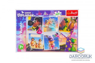 Trefl Puzzle Przygody Smoka Diplodoka 200 el. Trefl (13322)