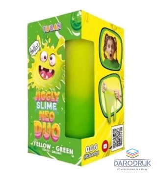 Tuban Glut Jiggly Slime Neo Duo, żółto-zielony, 430 g Tuban