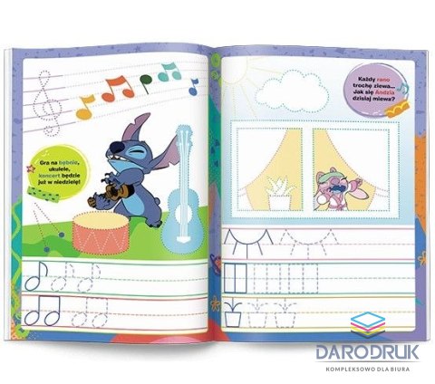 Ameet Książeczka edukacyjna Stitch. Rysujemy Szlaczki Ameet (KSS 9115)