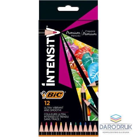 Bic Kredki ołówkowe Intensity 12 kol. Bic (951844)