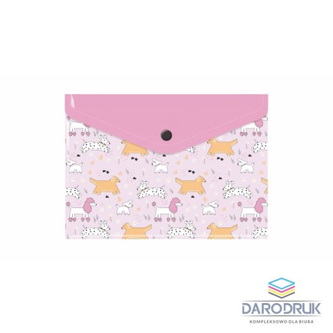 Biurfol Teczka plastikowa PUPPIES A5 mix Biurfol (TKN-A5-36)