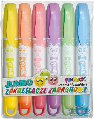 Fun&Joy Zakreślacz jumbo zapachowe Fun&Joy (FJ553-12)