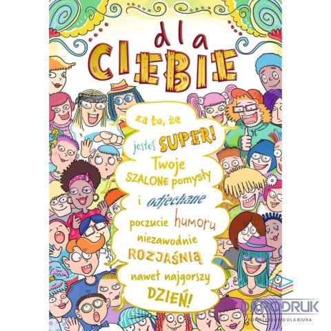 Henry Kartka składana A5 Karnet A5 KOLEGA-KOLEżANKA Henry (5907465668187)