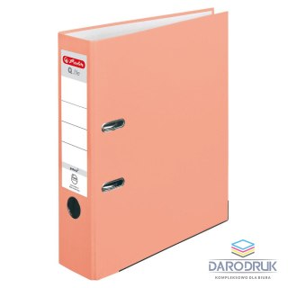 Herlitz Segregator dźwigniowy 50028481 Q.file protect A4 80mm łososiowy Herlitz (300005711)