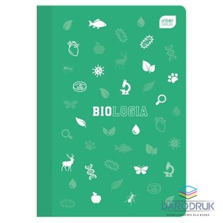 Interdruk Zeszyt tematyczny A5 Biologia 60k. 70g krata Interdruk